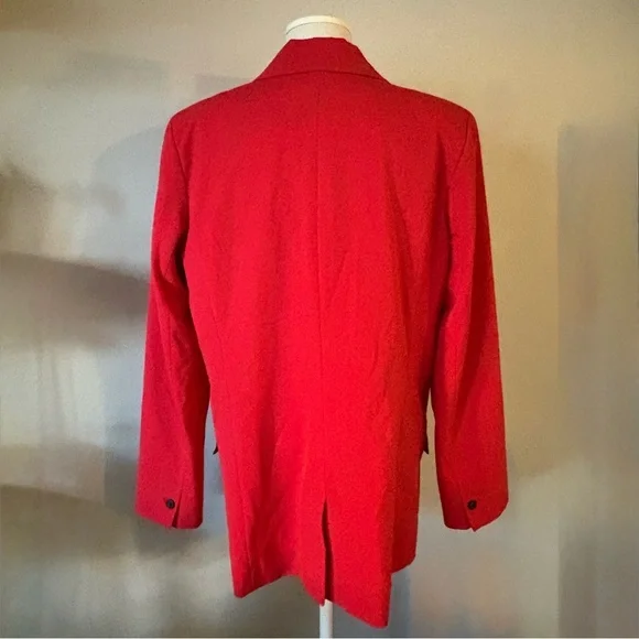 Reitmans Red Blazer Women’s Tailored Career Work Jacket Women’s 14 - Picture 7 of 15